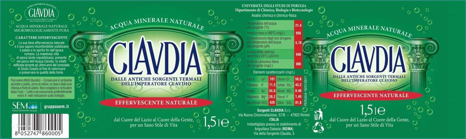 Acqua Vitasnella Etichetta E Acqua Claudia Cambia Look Un Nuovo Design E Una Nuova