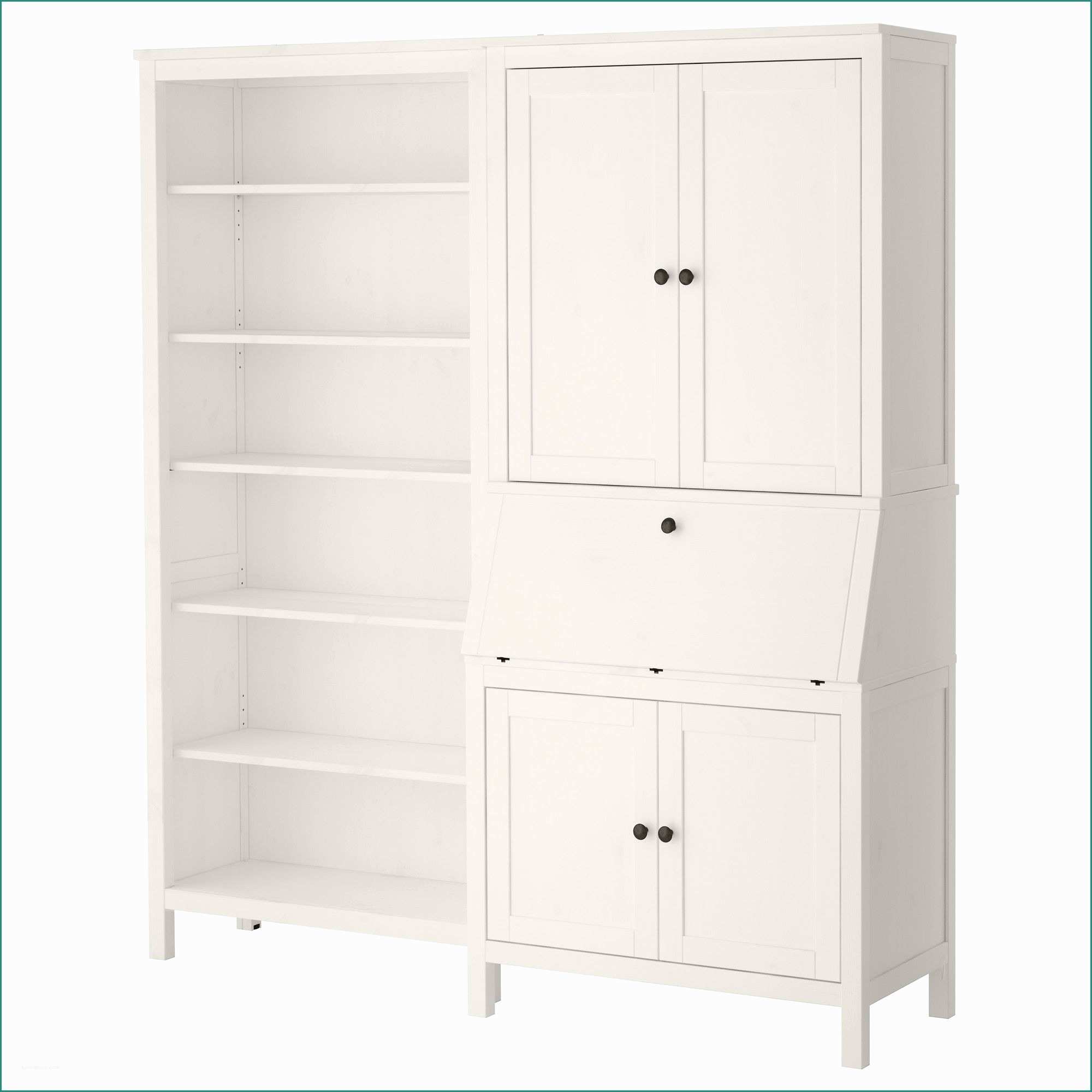 Adesivi Per Vetri Ikea E Hemnes Bureau with Add On Unit Bookcase White Stain Ikea Middle