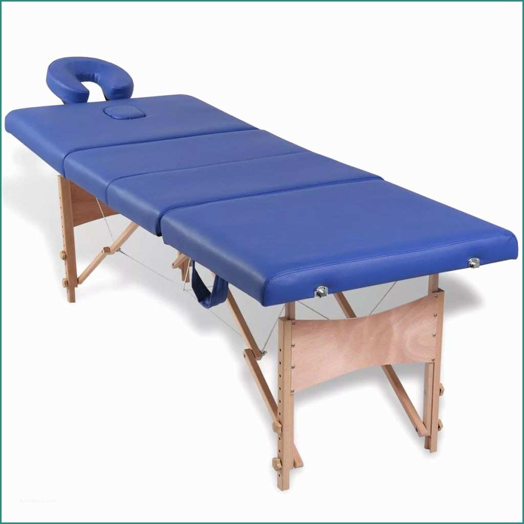 Amazon Lettino Massaggio E Lettino Pieghevole Da Massaggio Blu 4 Zone Con Telaio