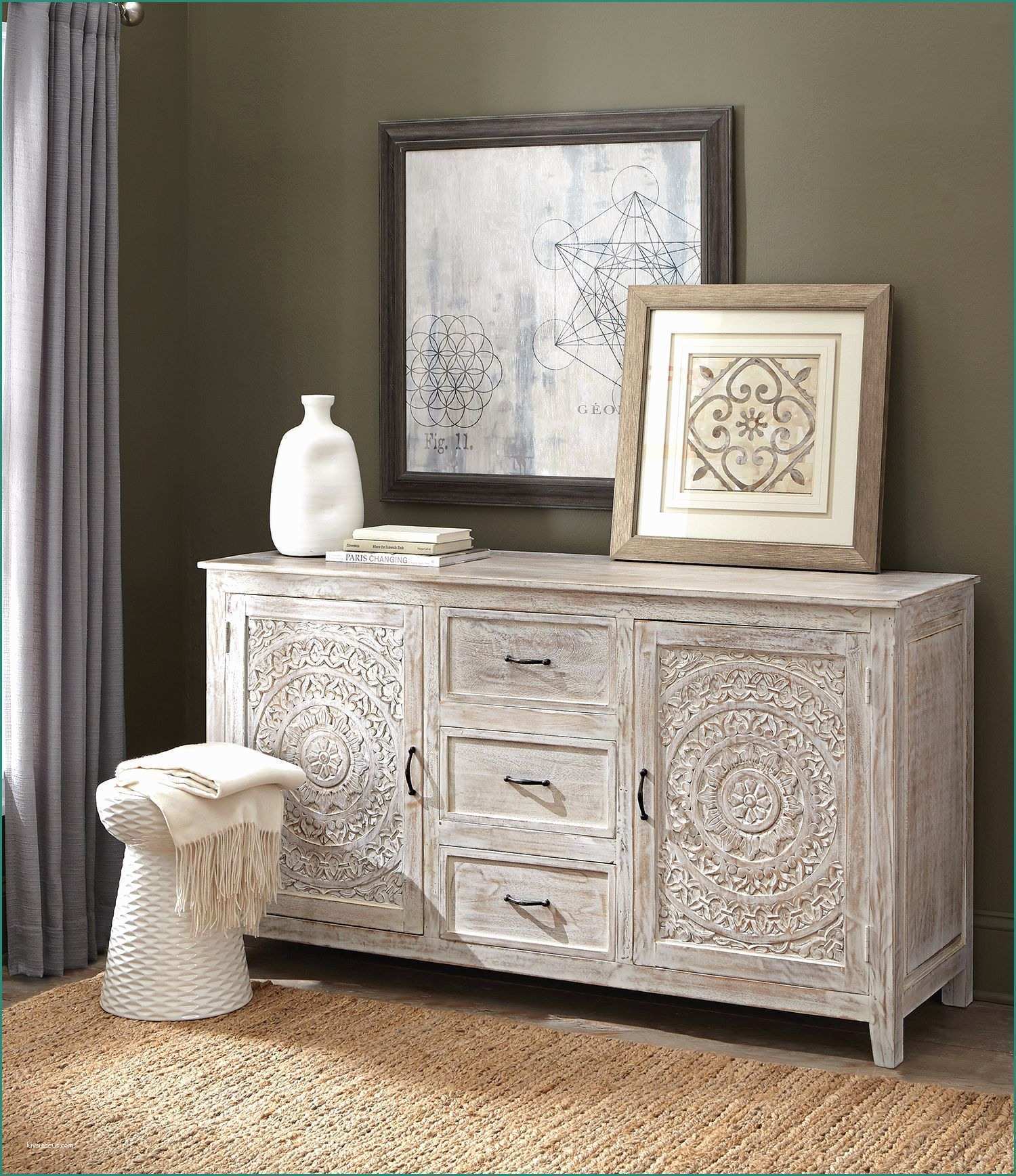 Armadio Metallo Ikea E Home Decorators Collection Chennai 3 Drawer White Wash Dresser