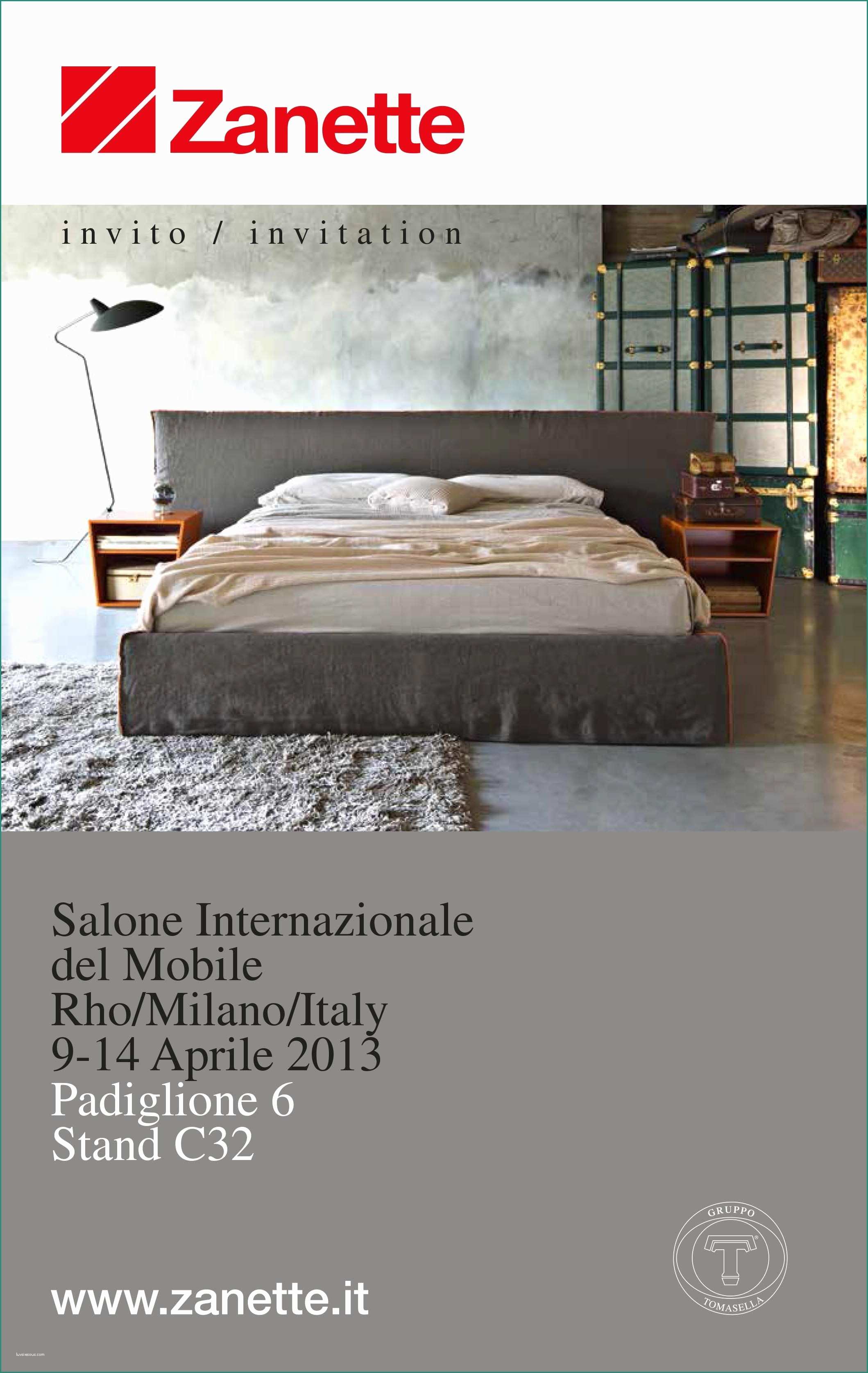Arredamento Casa Milano E Zanette Vi aspetta Al Salone Del Mobile Di Milano Diglione 6 S