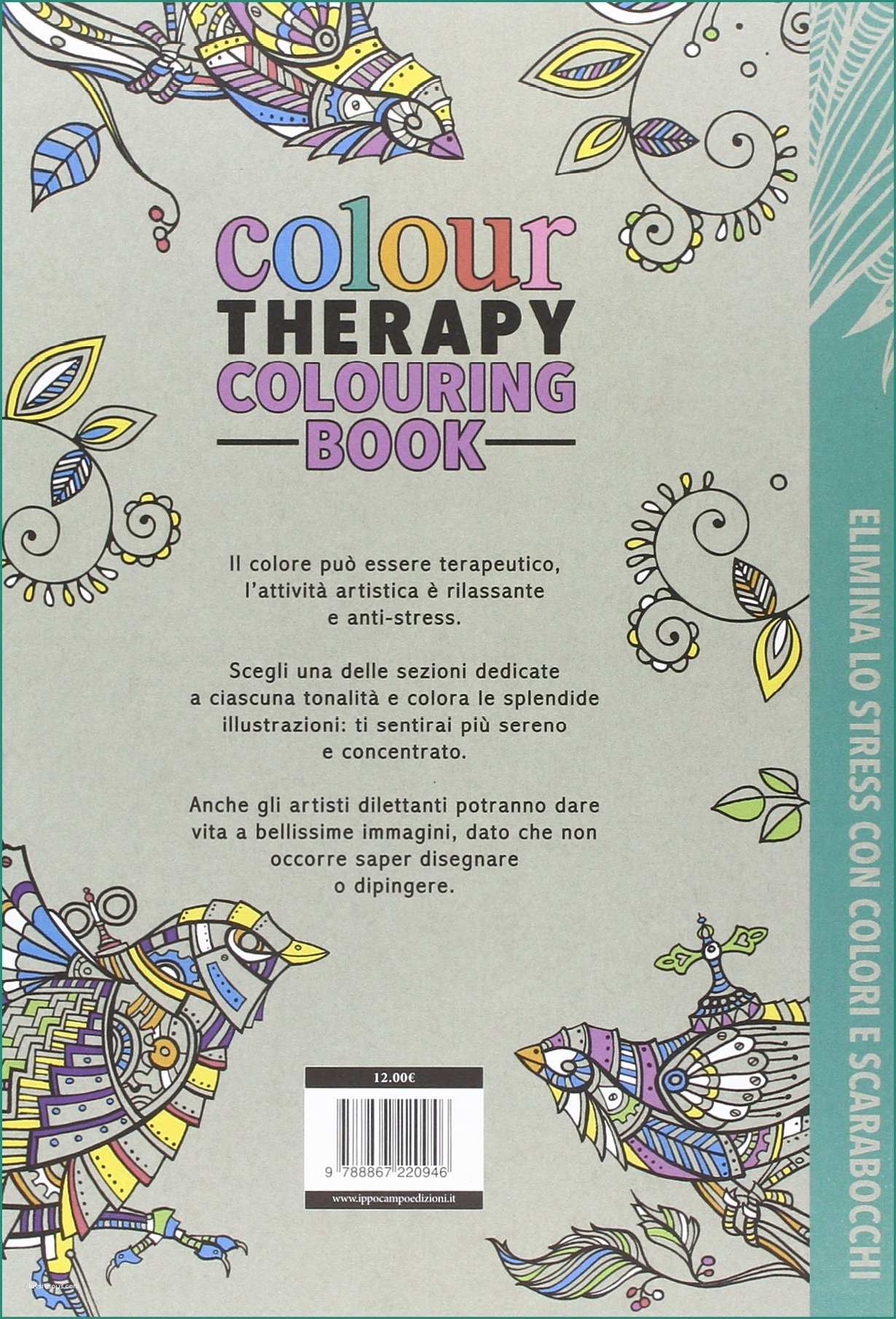 Art therapy Disegni E Art therapy Colour therapy Colouring Book Elimina Lo Stress Con