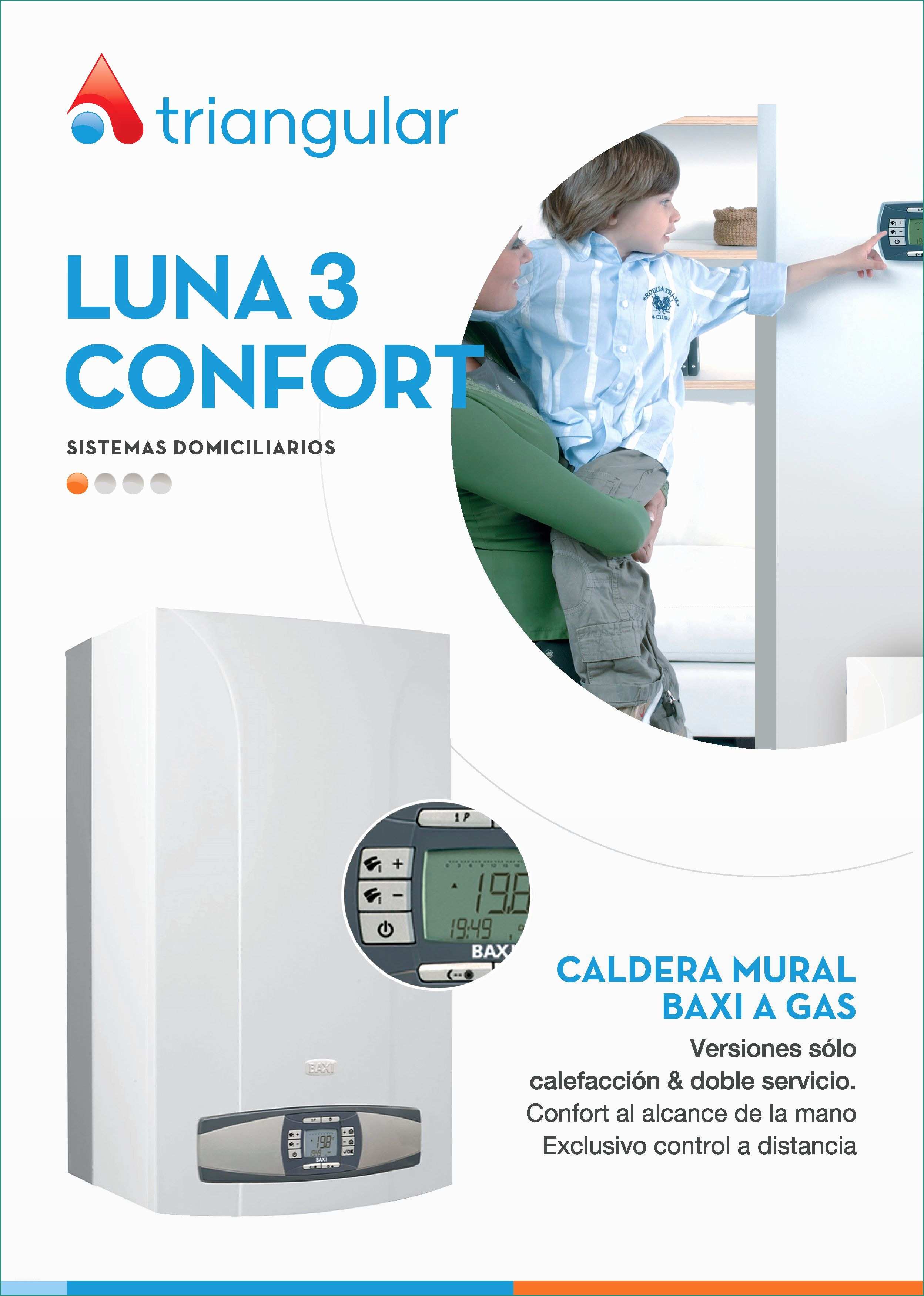 Baxi Eco Compact E Luna 3 Confort Caldera Mural Para Calefacci³n A Gas Descargá El