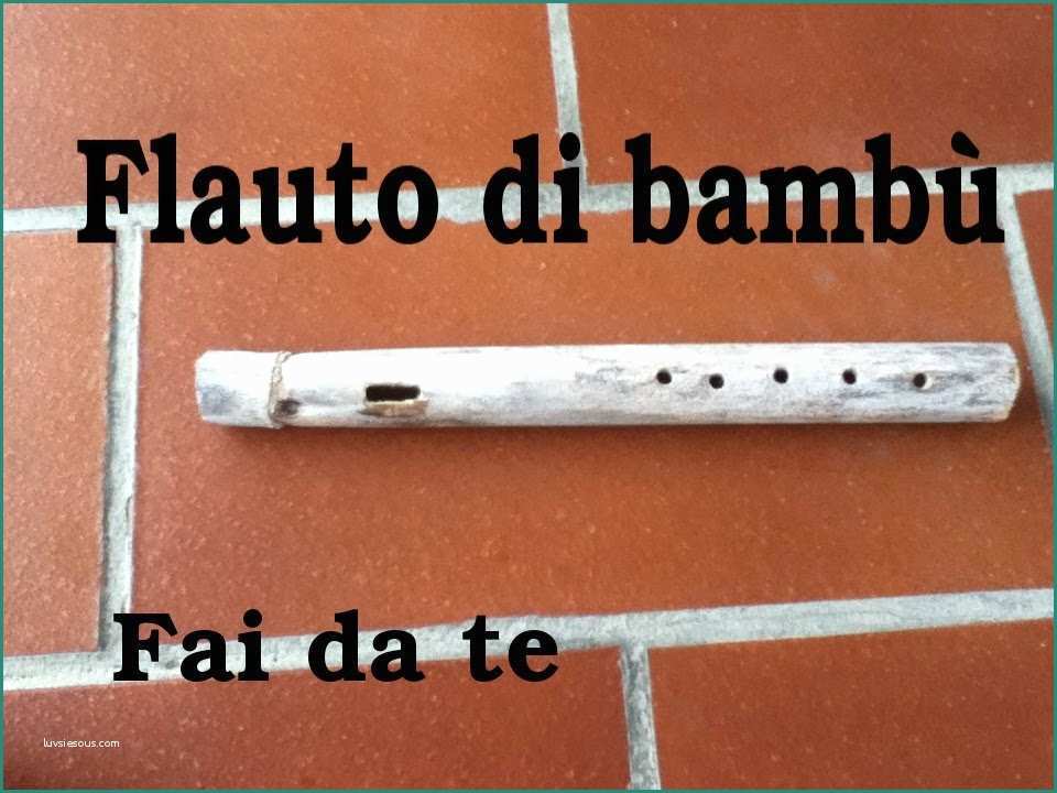 Blocca Tapparelle Fai Da Te E Fai Da Te Flauto Traverso Di Bambù Funzionante