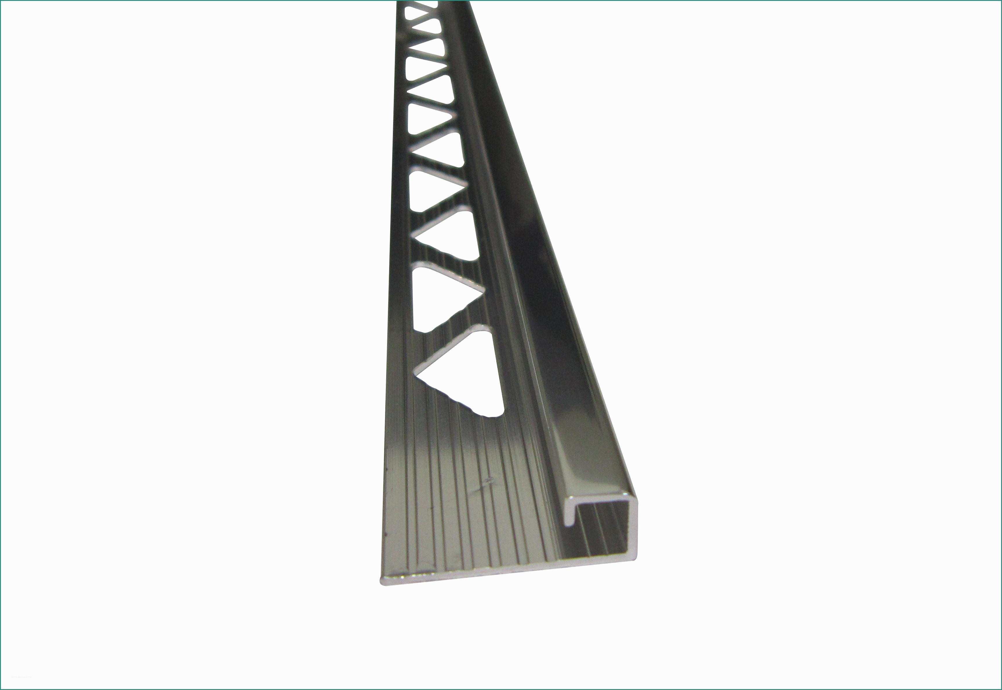 Bricoman Profili Alluminio E Profilo Trimsquare Alluminio Brillante Lxh 270x0 8 Cm