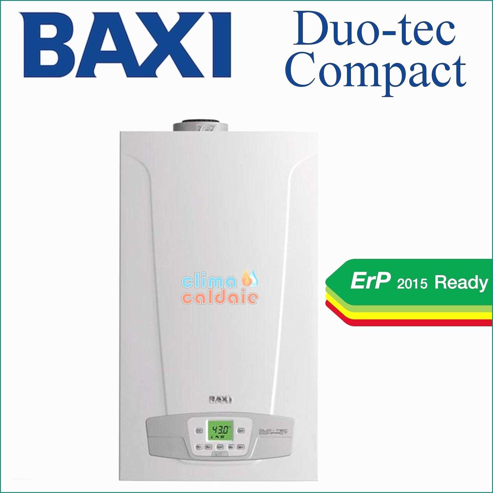 Bricoman Scaldabagno Gas E Caldaia A Condensazione 24 Kw Baxi Duo Tec Pact Ht 28 Ga Kit Avec