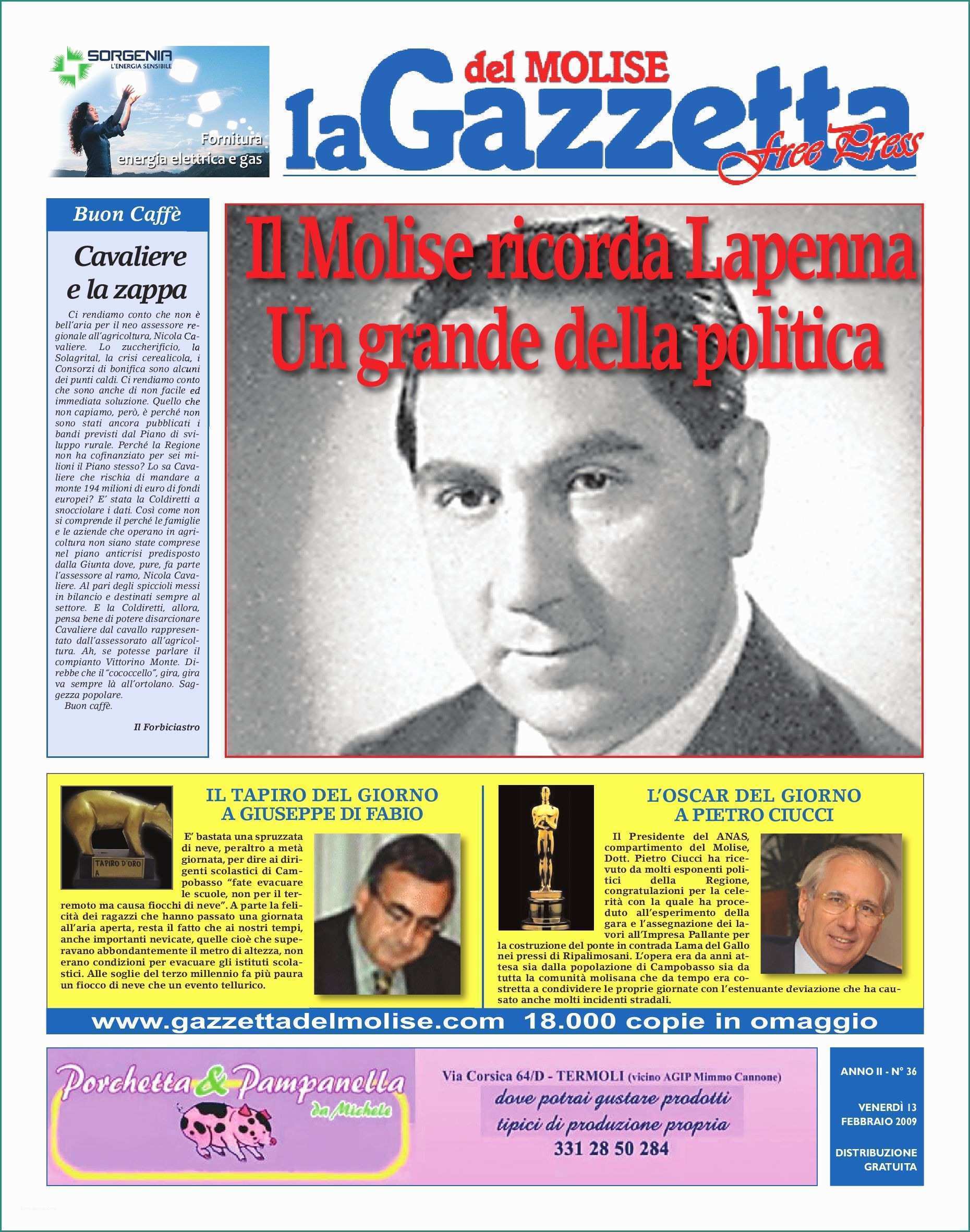 Cabala Significato Dei sogni E La Gazzetta Del Molise Free Press 13 02 2009 by Gazzetta Del