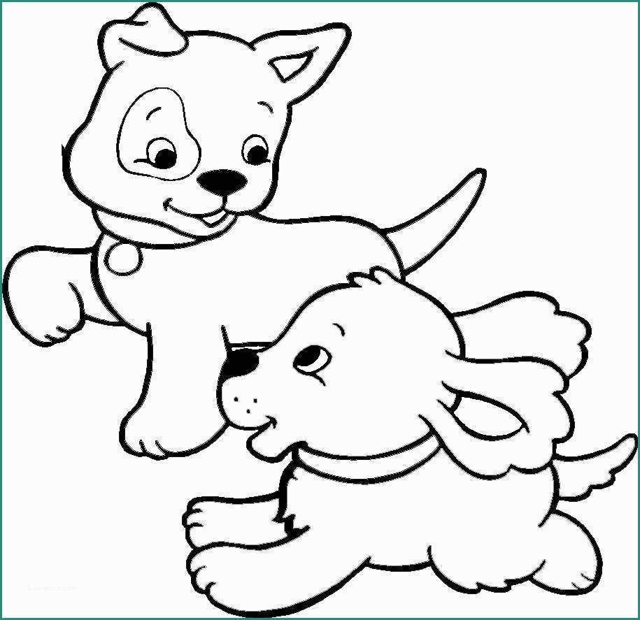 Cani Da Disegnare E Stampa Disegno Di Cuccioli Di Cane Da Colorare