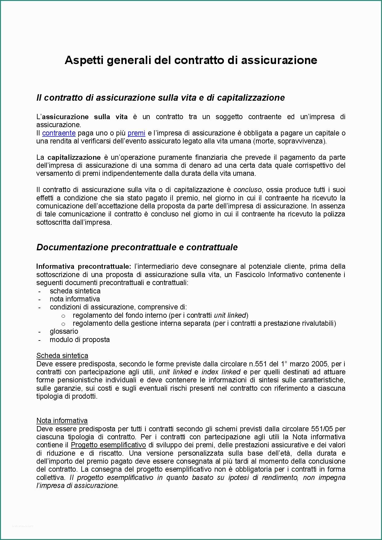 Carta Verde Genialloyd E 87 Allianz Condizioni Generali Di assicurazione Condizioni