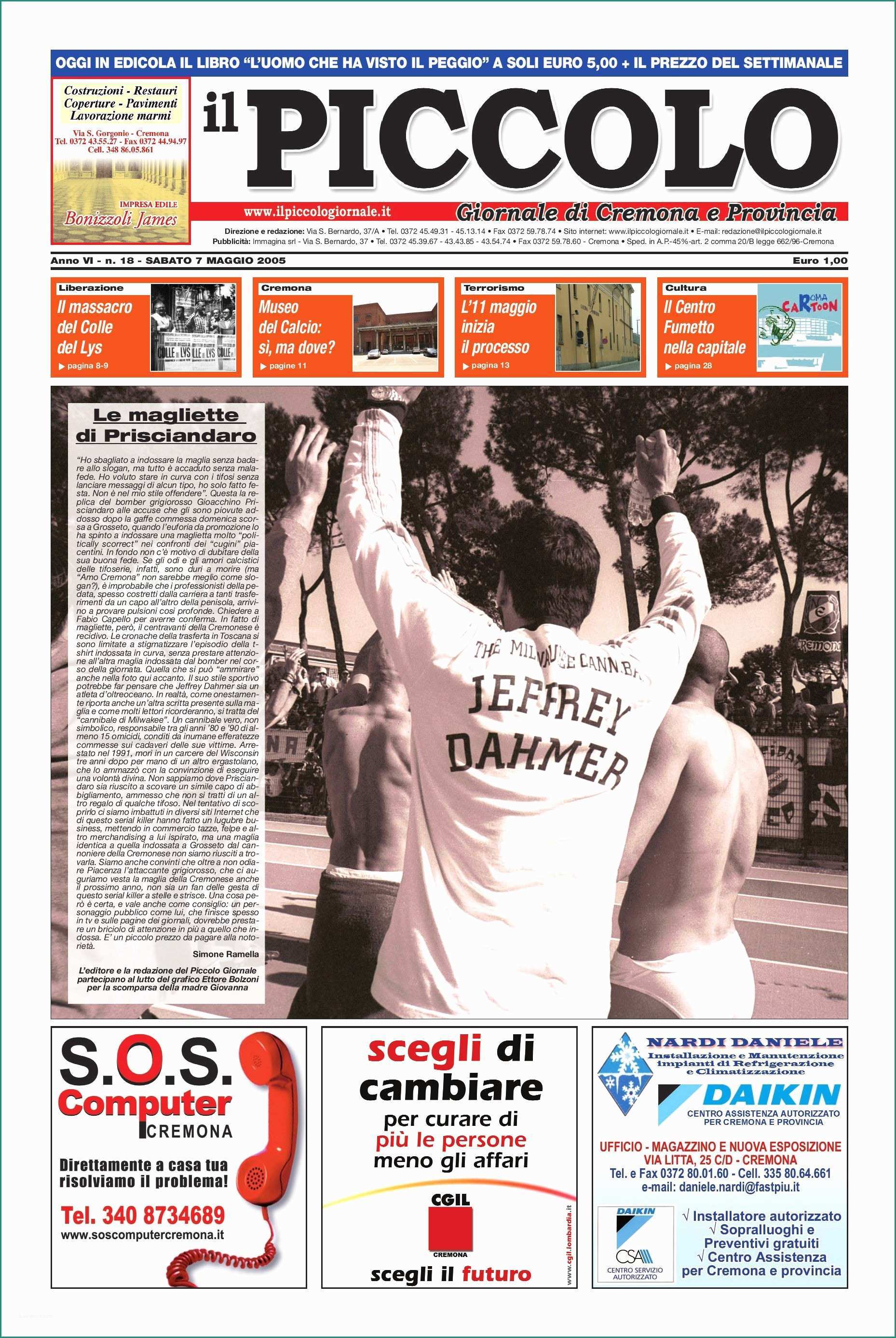 Cattura Polvere Elettrico E Il Piccolo Giornale [7 Maggio 2005] by Simone Ramella issuu