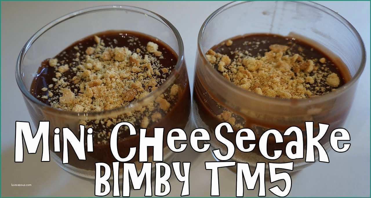 Cheesecake Bimby Tm E Bimby Tm5 Mini Cheesecake Alla Gianduia