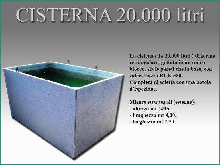 41 Cisterne Prefabbricate In Cemento Sicilia Prezzi