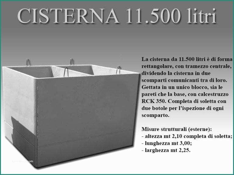 Cisterne Prefabbricate In Cemento Sicilia Prezzi E Ferta Prezzi Cisterne
