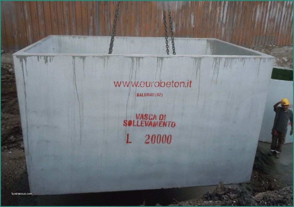 Cisterne Prefabbricate In Cemento Sicilia Prezzi E Vasche Di Contenimento Giganti Eurobeton