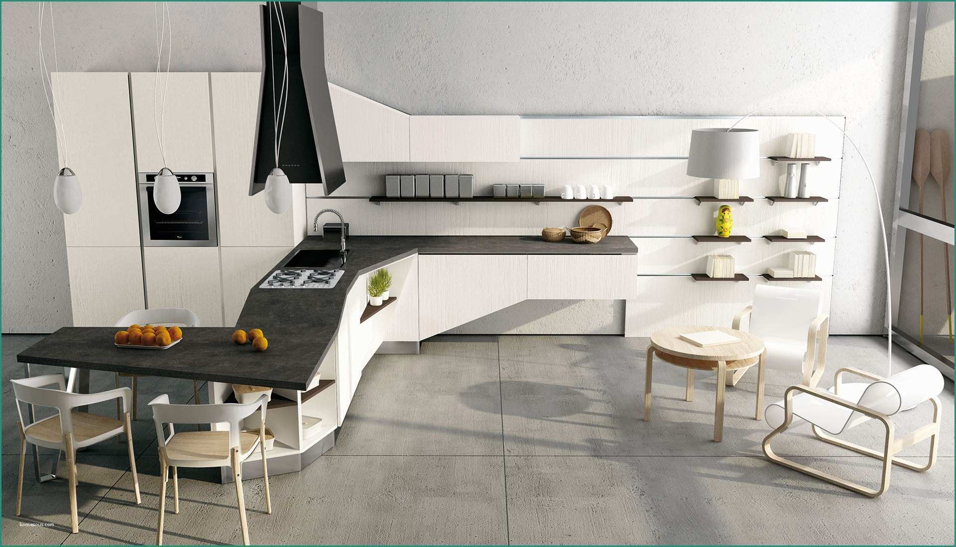 Colonna Dispensa Cucina E Colori Per Cucina Moderna Cucina Moderna Colore Bianco Parashizzi