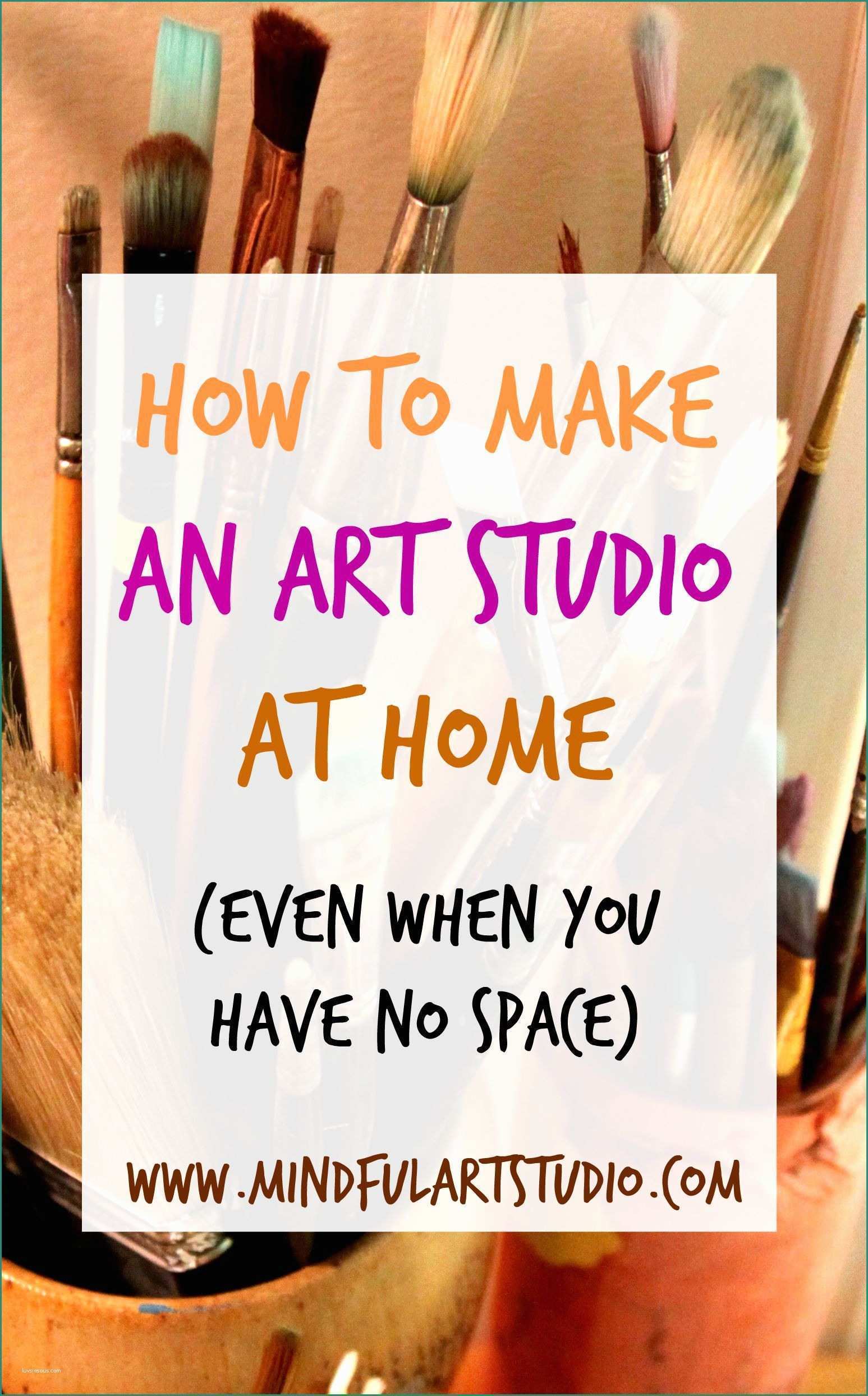 Color Cipria Per Pareti E 12 Ways to Make An Art Studio at Home Pinterest