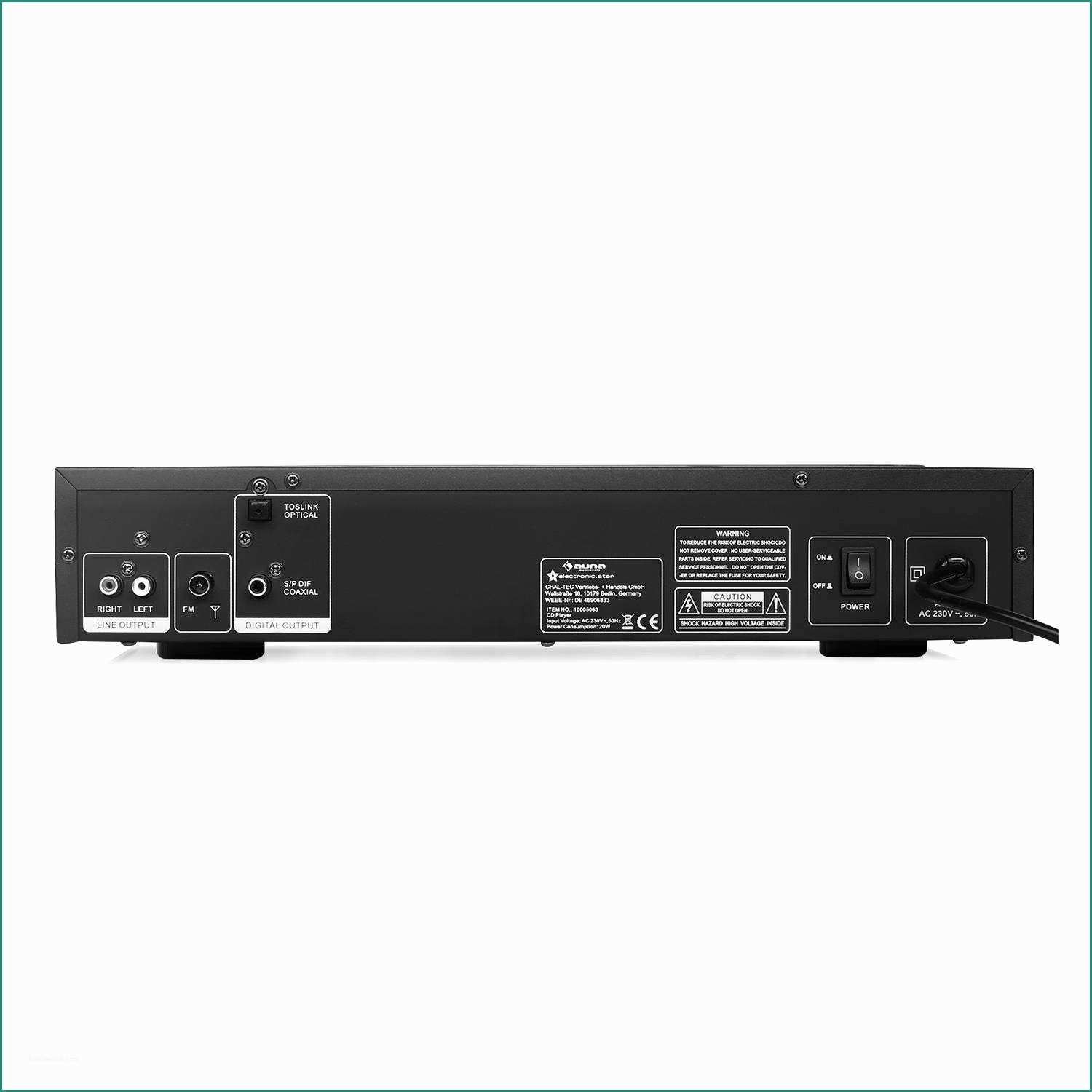 Consolle Ingresso Moderne E Radio Receiver Auna Cd Mp3 Player Av2 Cd509 Amazon Elettronica