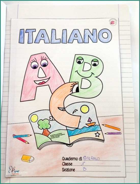Copertina Quaderno Italiano E Copertina Quaderno Di Italiano Da Scaricare
