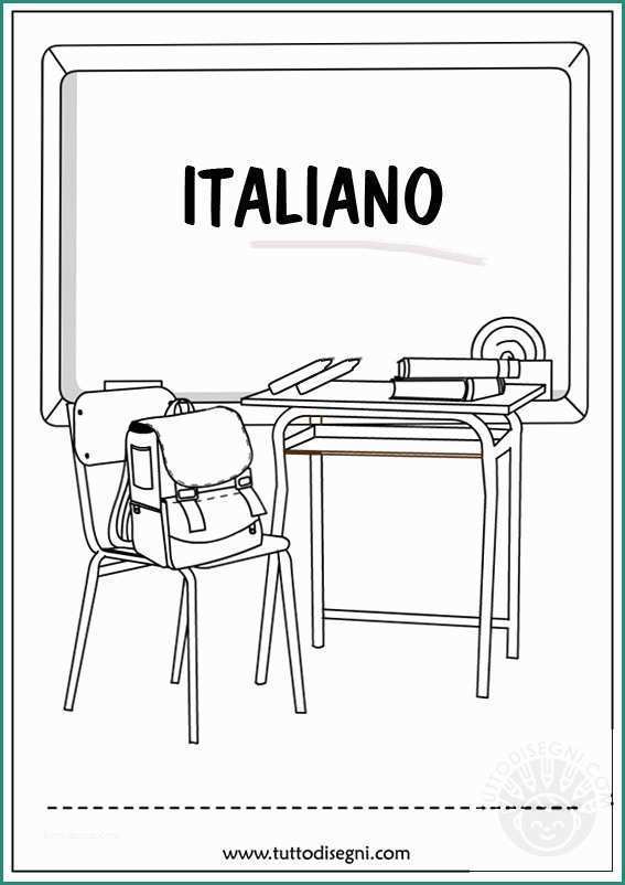 Copertina Quaderno Italiano E Pin Copertina Di Italiano Da Stampare E Colorare On Pinterest