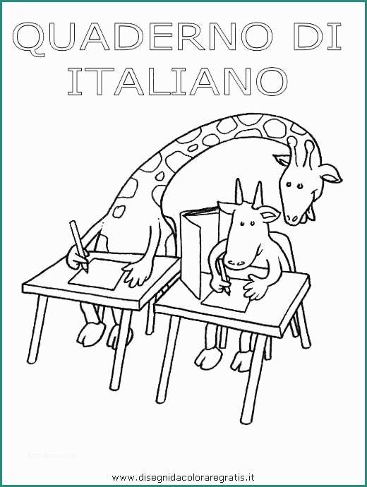Copertine Quaderni Di Italiano E Disegno Copertina 05 Categoria Alfabeto Da Colorare