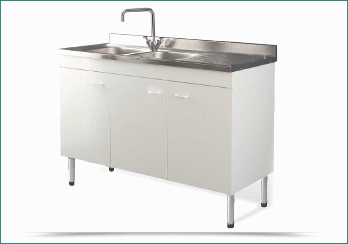 Cucina Cm E Mobile Con Lavello Per Cucina Bianco 120 Cm Tre Ante