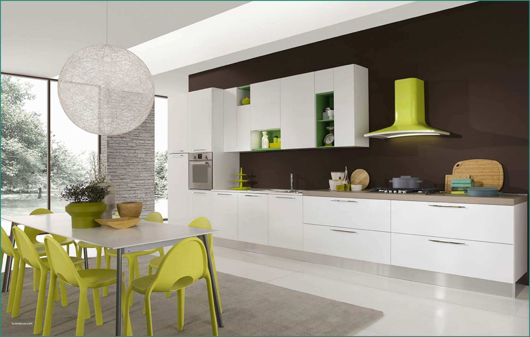 Cucina Moderna Piccola E Immagini Di Cucine Moderne Excellent soggiorno Open Space soggiorno