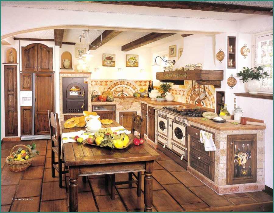 Cucina Rustica Con isola E 30 Cucine In Muratura Rustiche Dal Design Classico