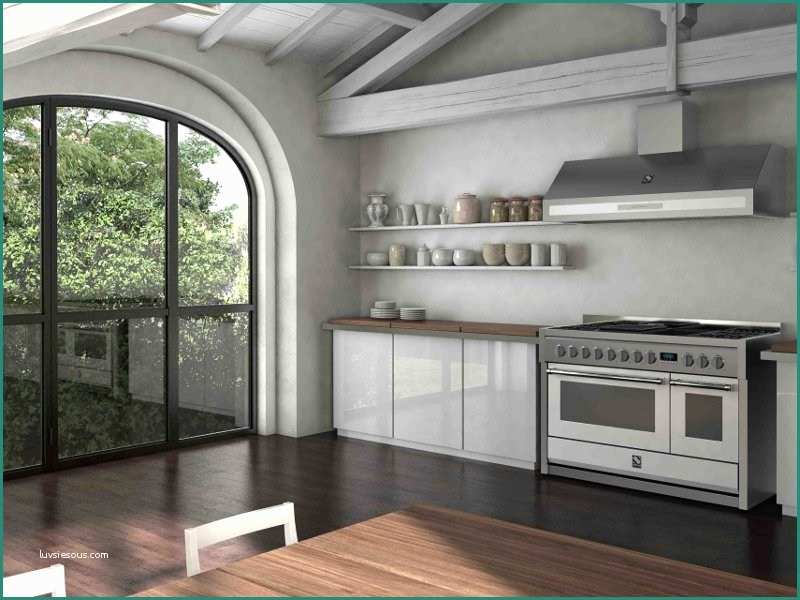 Cucine In Acciaio Per Casa E Cucina A Libera Installazione In Acciaio Inox Genesi 120