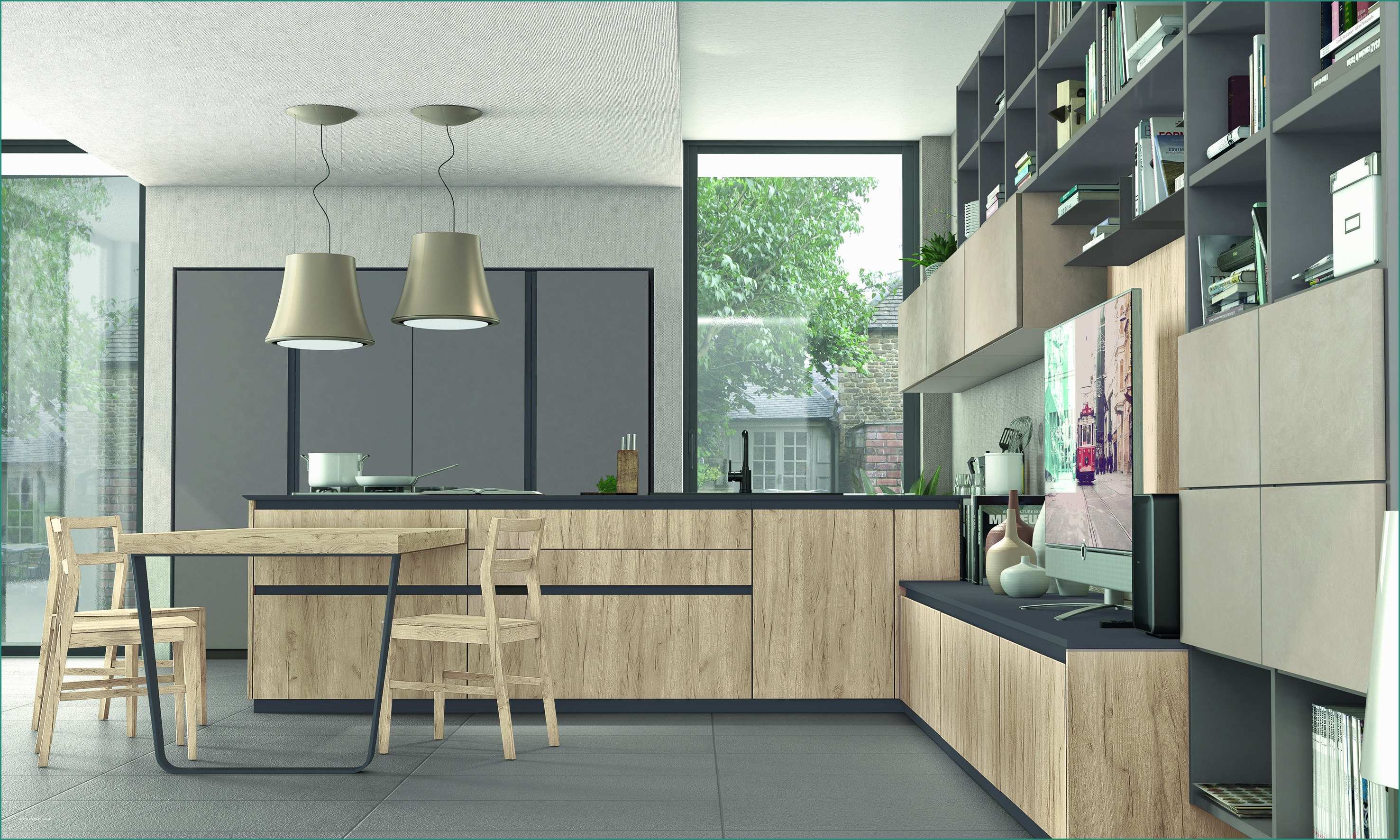 Cucine Lube Prezzi Outlet E Immagina Kitchen Designs by Cucine Lube Integrating the Living and