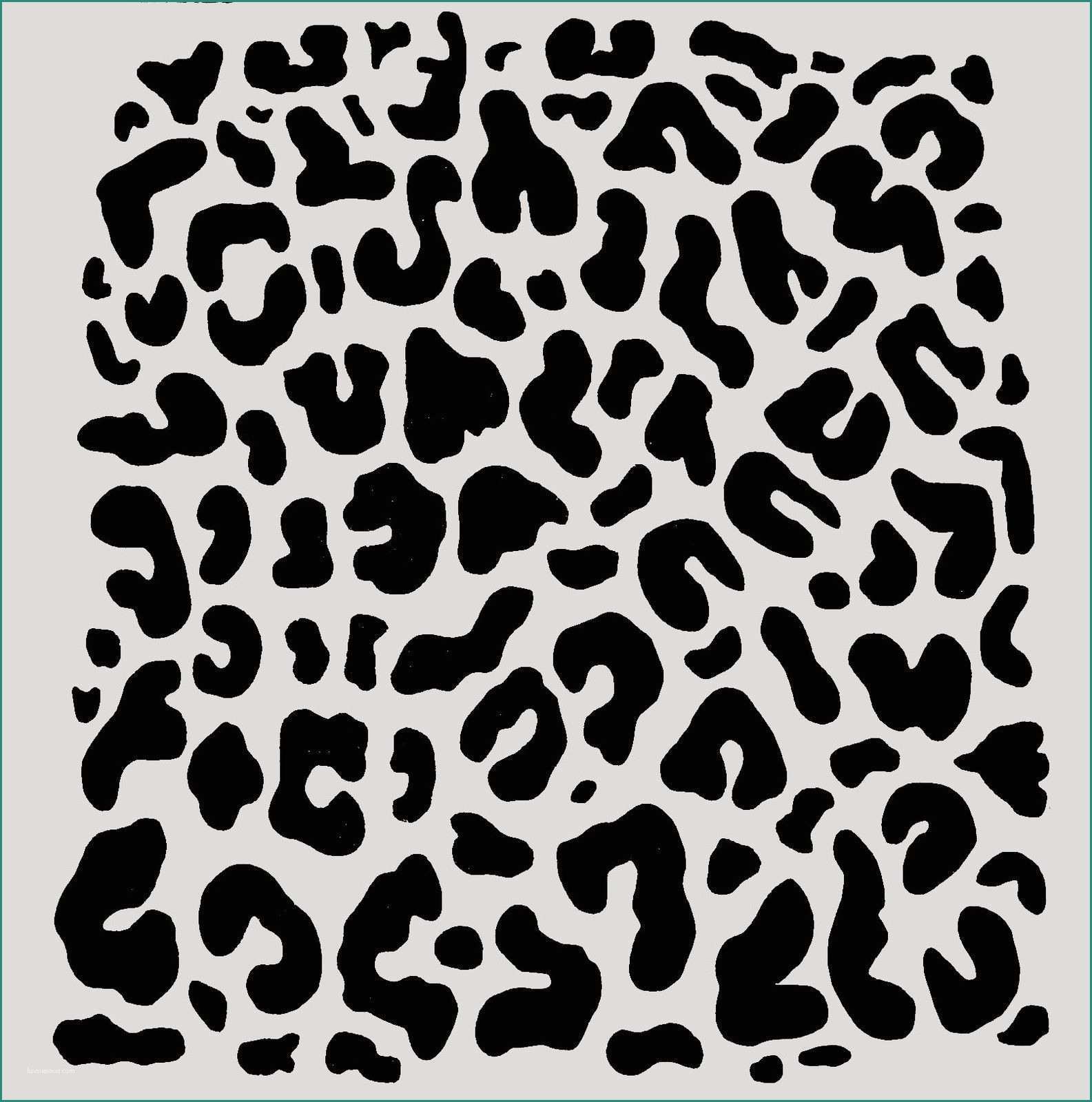 Decorazioni Pareti Stencil E Leopard Cheetah Print Stencil Just Print Out and Cut Out the Prints