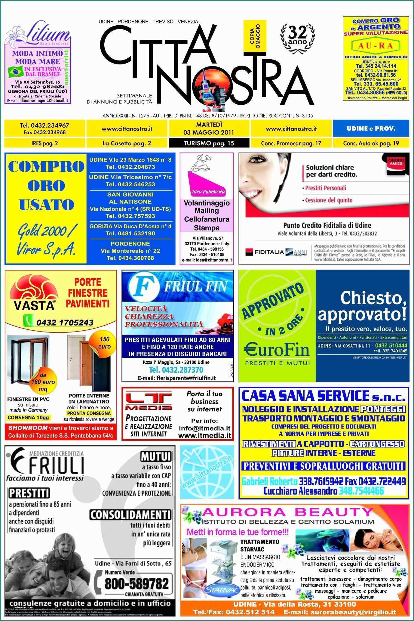 Dimensioni Bagni Pubblici E Calaméo Citt  Nostra Udine Del 03 05 2011 N 1276