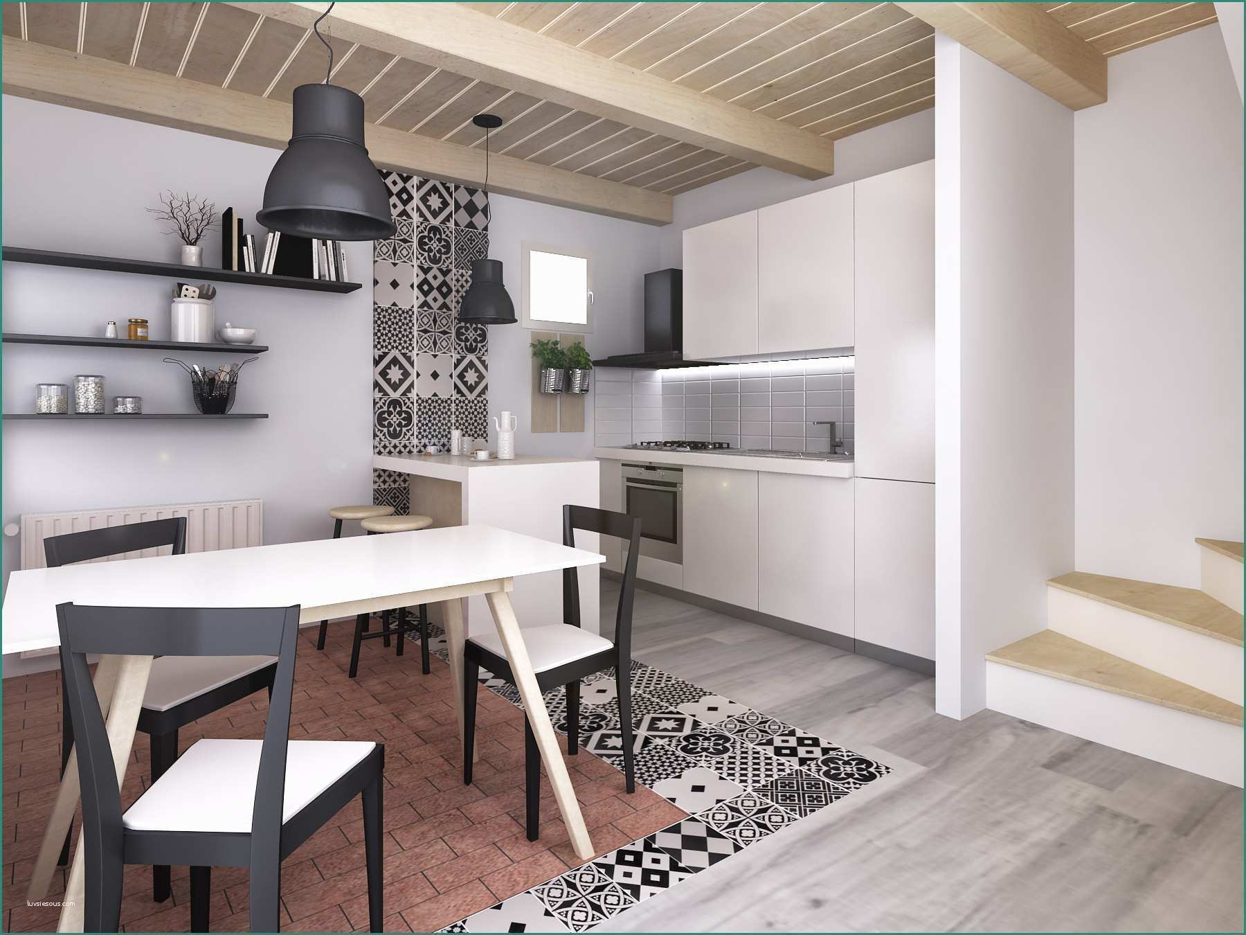 Dimensioni Cucina Con isola E Pavimenti Cucine Moderne Cucina Bianca Moderna In Laminato Lucido