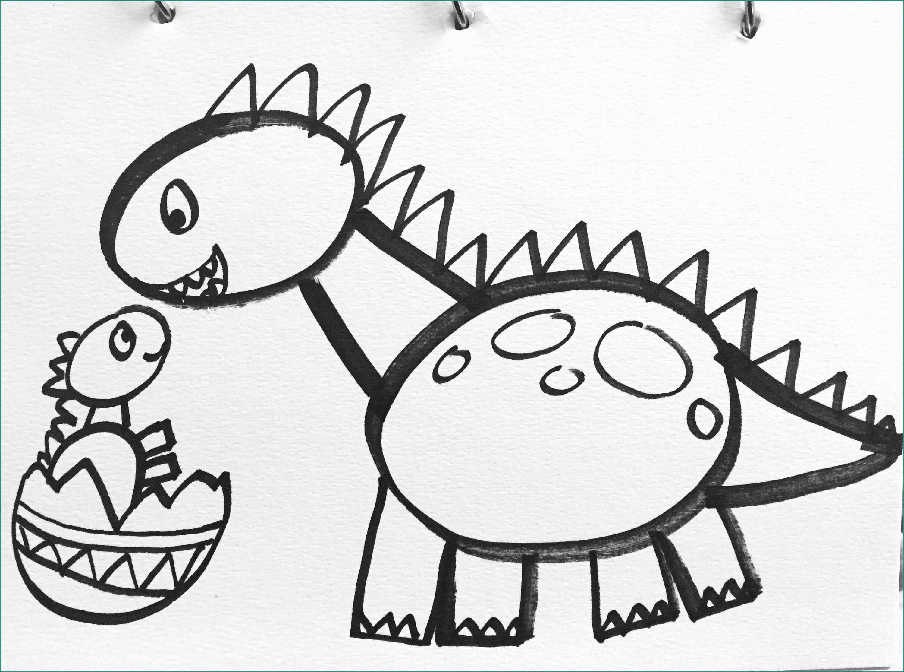 Dinosauri Da Disegnare E Tutorial] How to Draw A Dinosaur for Kids This is A Simple Lesson