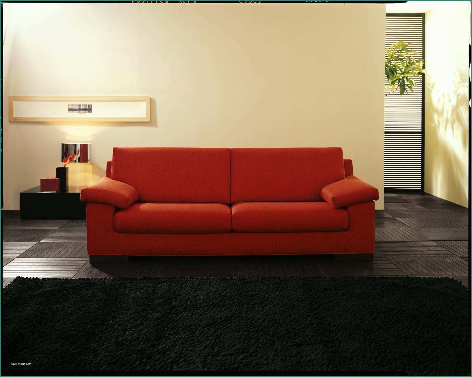 Divano Pelle Rosso E Vibrant Deep Red Leather sofa Chair & Ottoman Set Homes