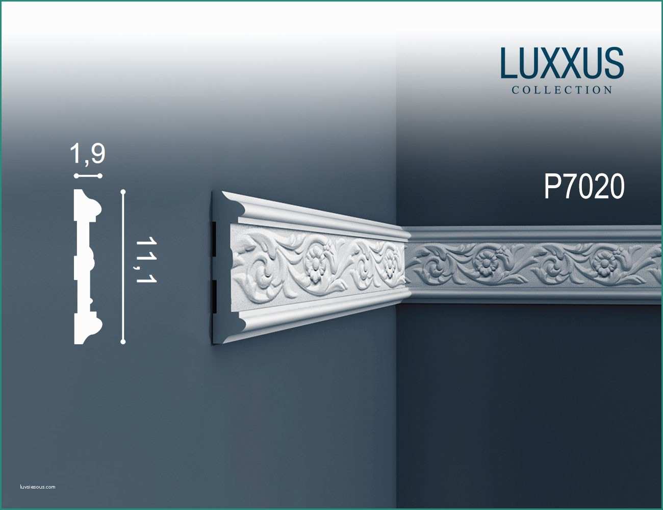 Elementi Decorativi In Polistirolo Per Interni E orac Decor P7020 Luxxus Stuck Friesleiste Wand Leiste