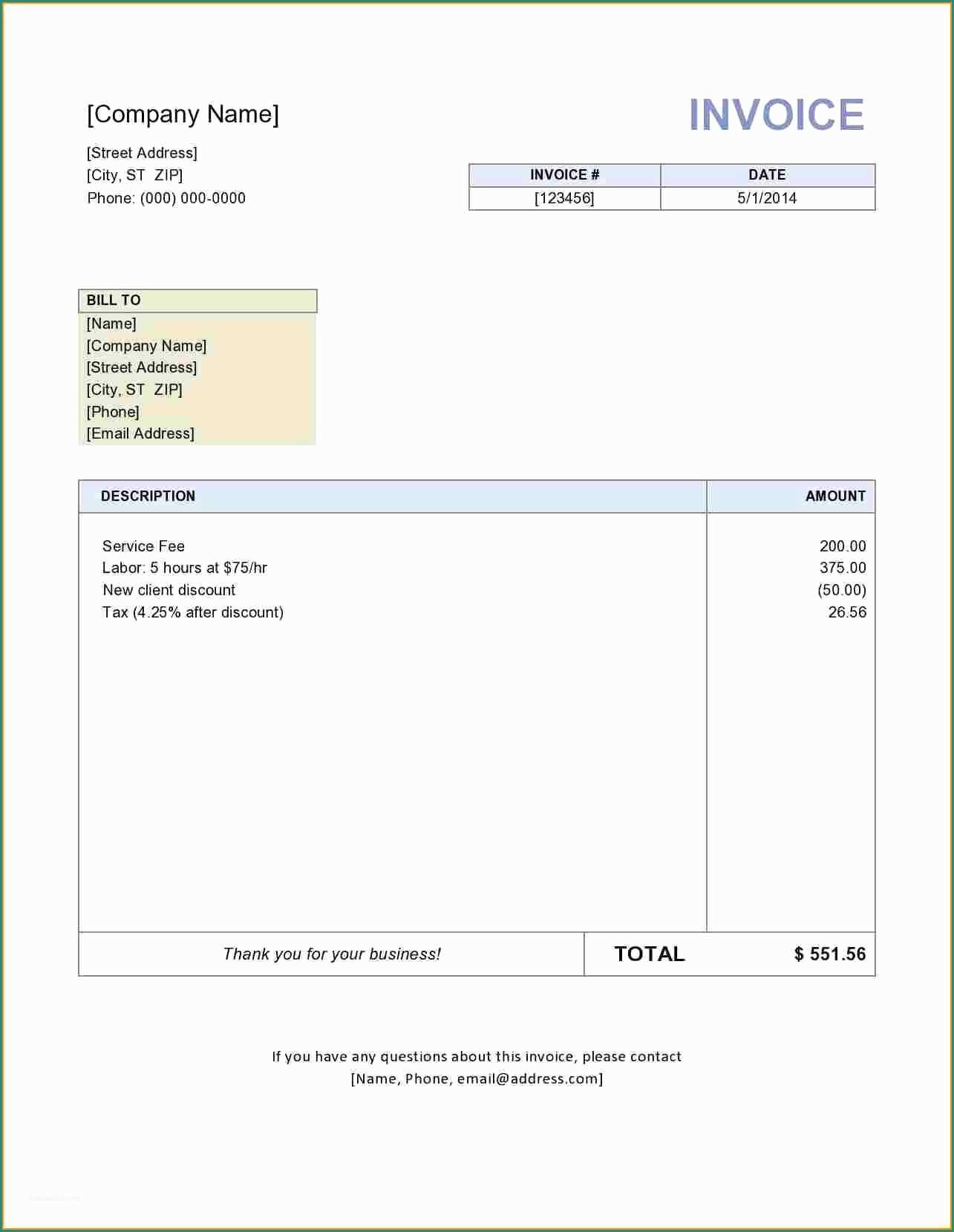 Fac Simile Fattura Excel Gratis E How to Create An Invoice Template In Excel Fresh Microsoft Excel