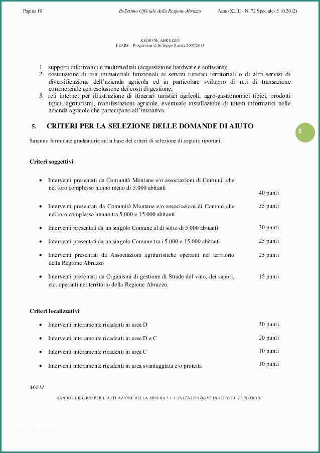 Fac Simile Preventivo Lavori Di Ristrutturazione E Regione Abruzzo Bura Speciale 72 05 10