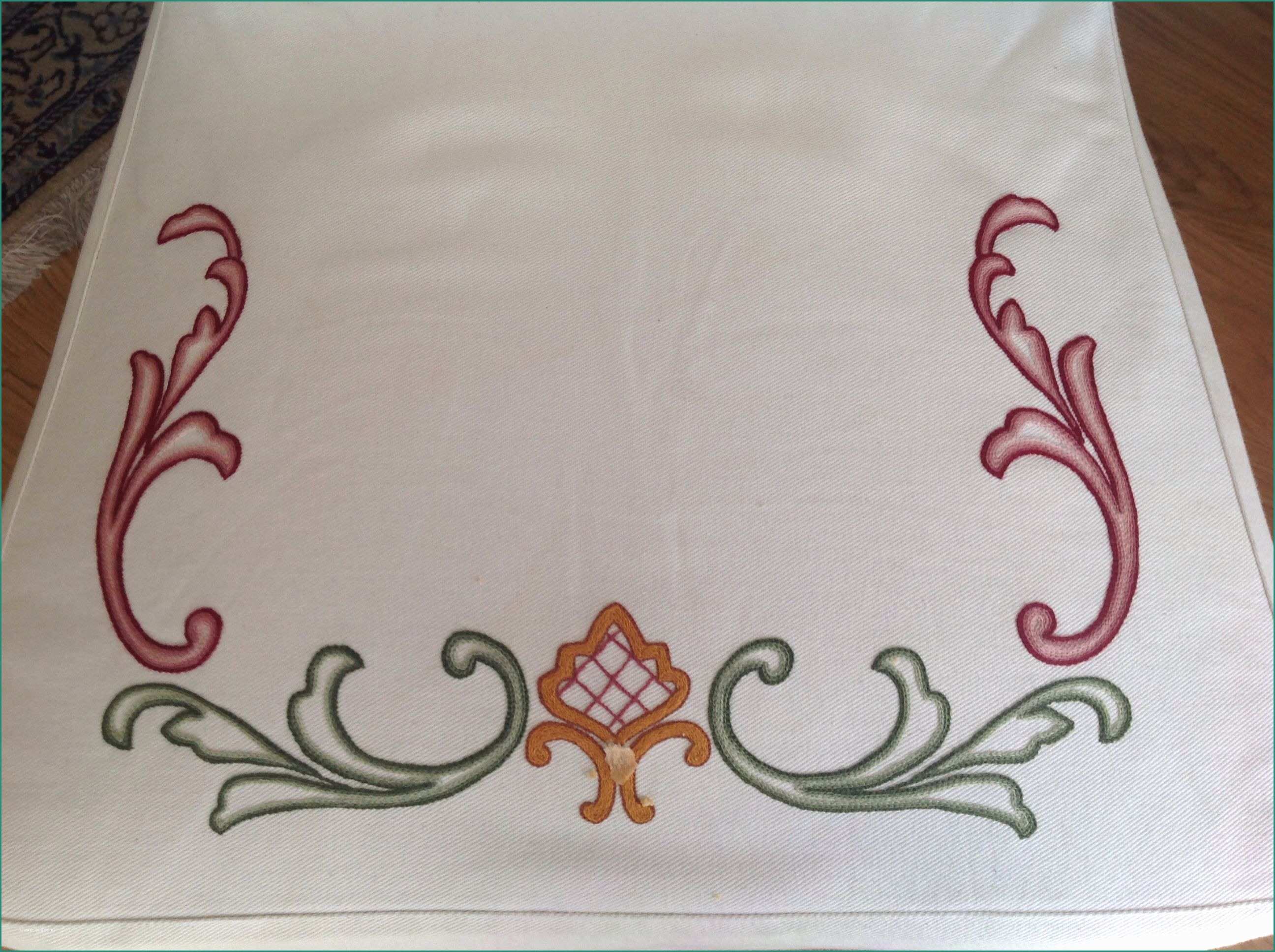 Fodere Per Cuscini E Punto Bandera Dettaglio Bandera Embroidery Detail