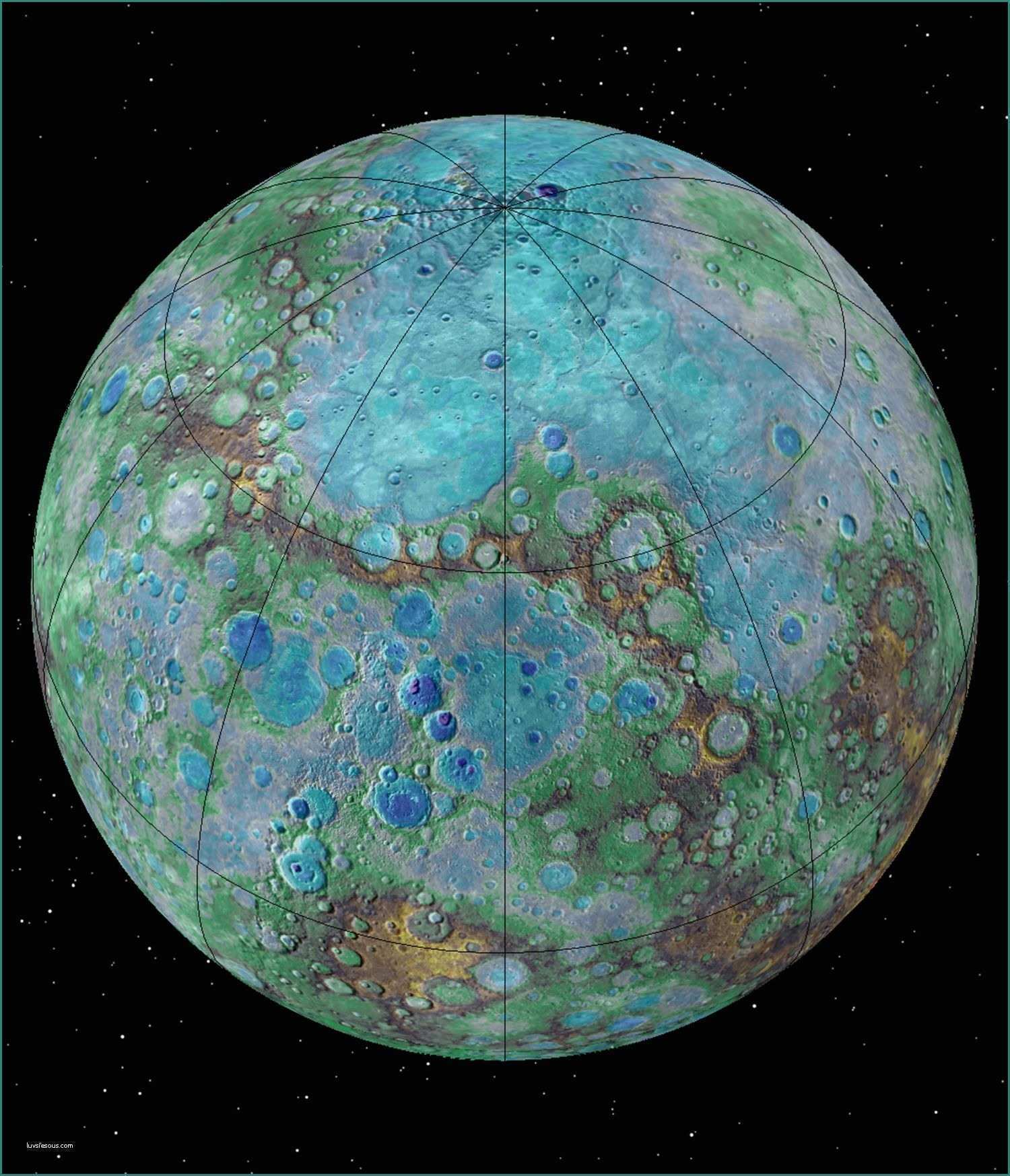 Foto Di Plutone E Tectonically Active Planet Mercury Pinterest
