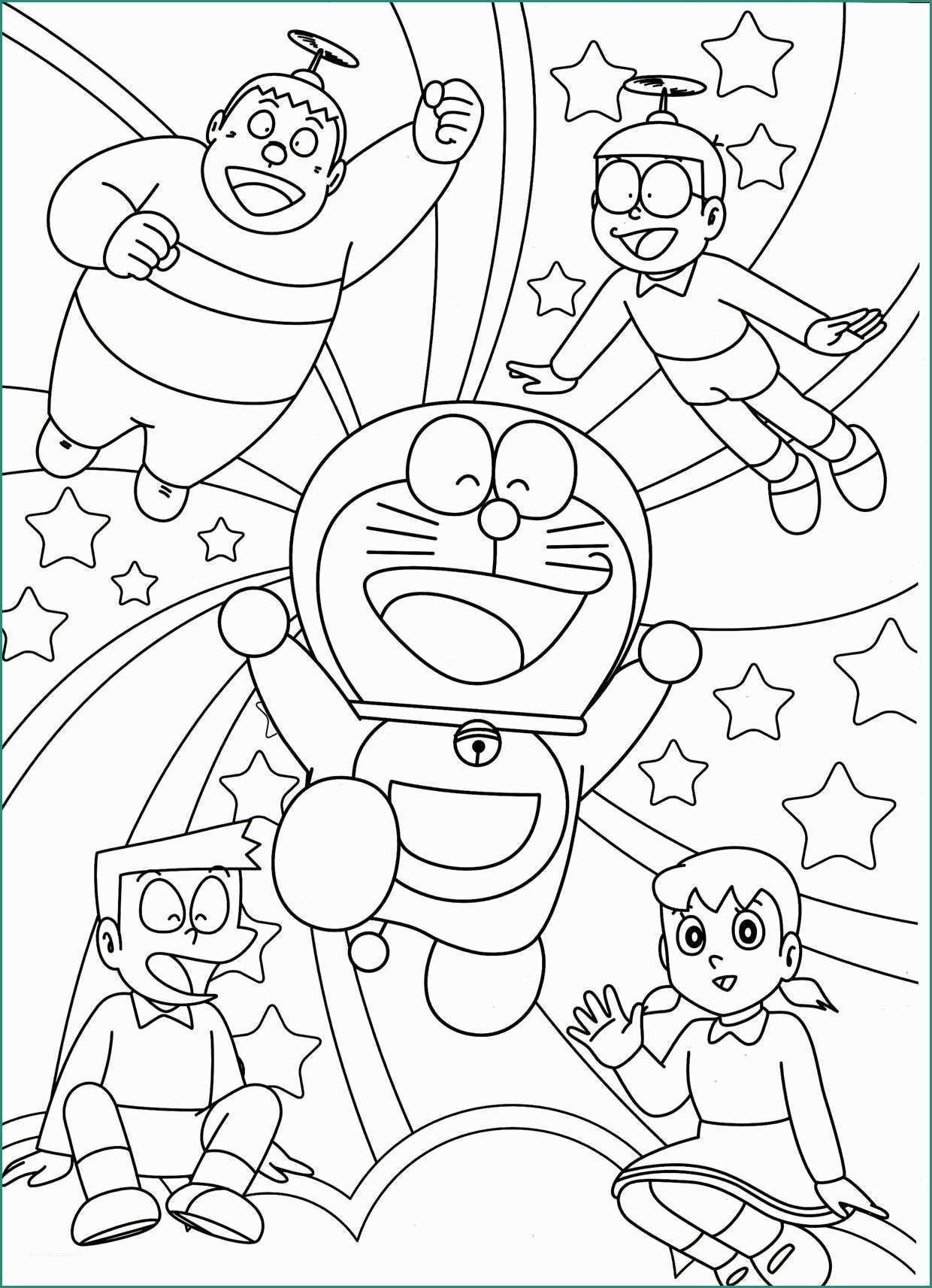 Fotocopie Di Natale E Meglio Di Stampa Disegni Da Colorare Doraemon