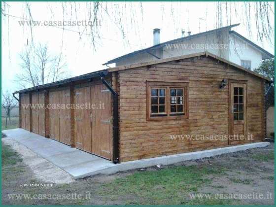 Garage Pavia 6x6 in legno