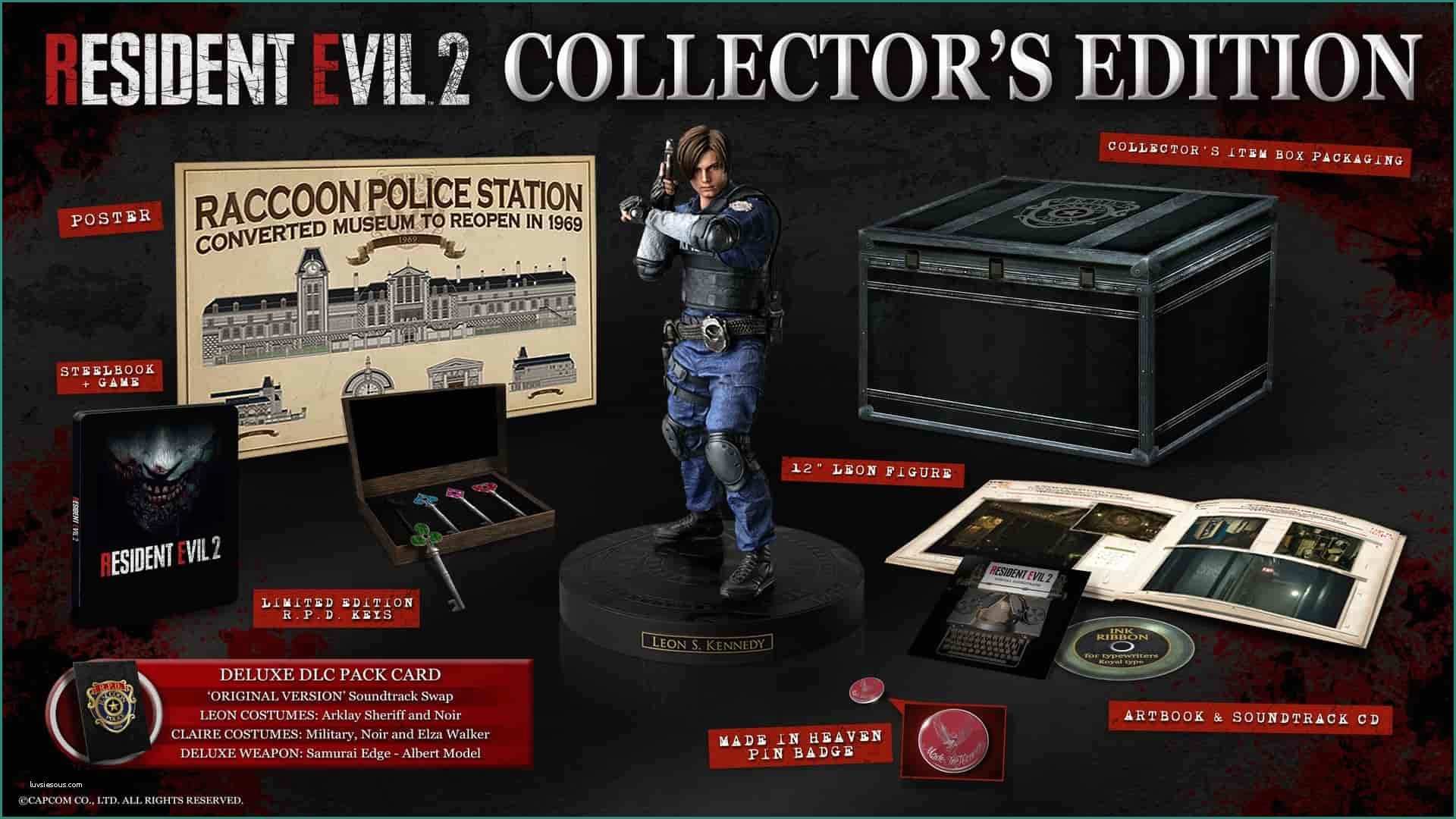 Gli Stockisti Honor E Cap Annuncia L Edizione Per Collezionisti Di Resident Evil 2