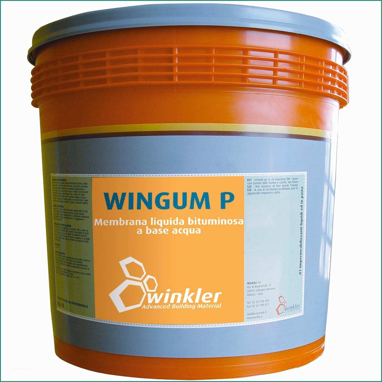 Guaina Liquida Bricoman E Guaina Liquida Winkler Wingum P 10 Kg Resa 1 1 Kg M² Per