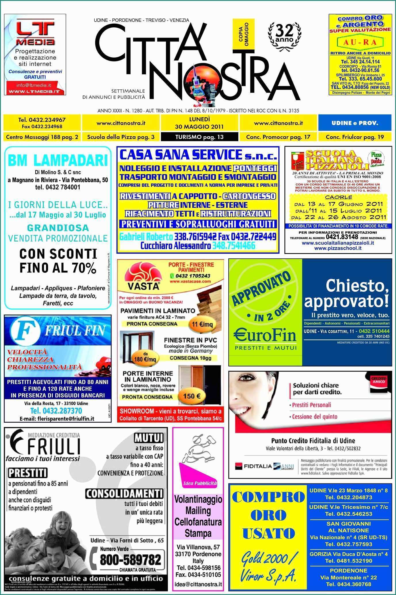 Guarnizioni Per Infissi In Legno E Calaméo Citt  Nostra Udine Del 30 05 2011 N 1280
