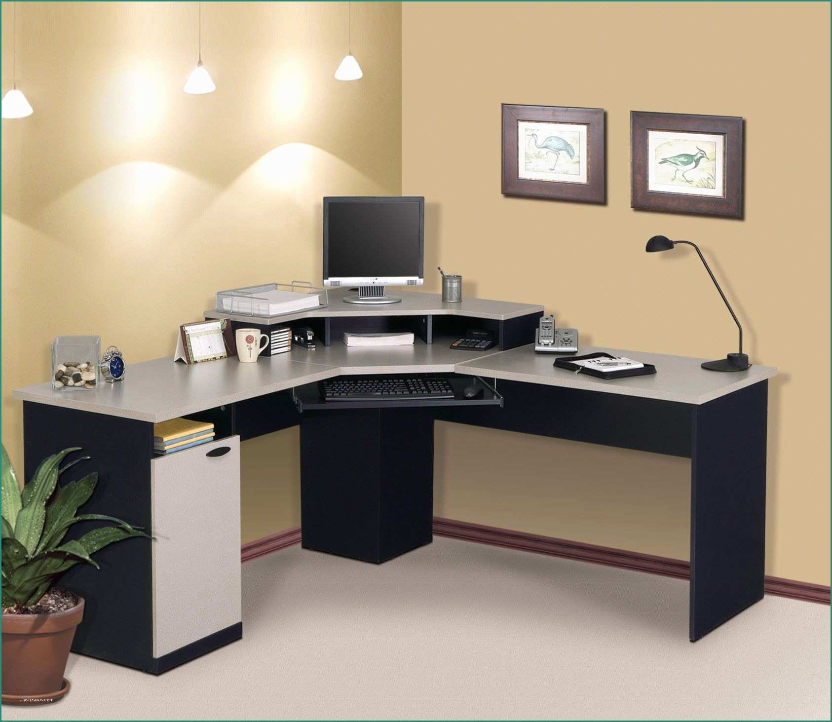 Ikea Galant Scrivania E Charming Corner Puter Desk with Black Puter Desk L Shaped