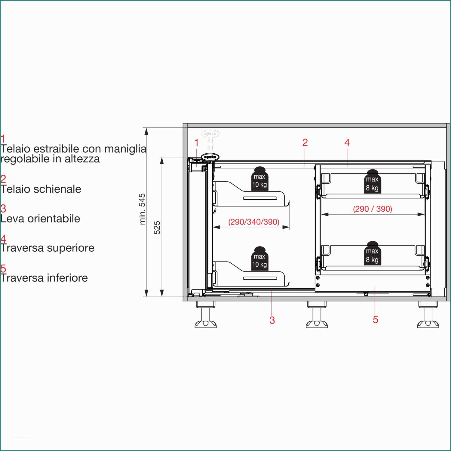 Infissi Alluminio Dwg E Altezza Maniglia Porta top Archicad Parametri Porta with Altezza
