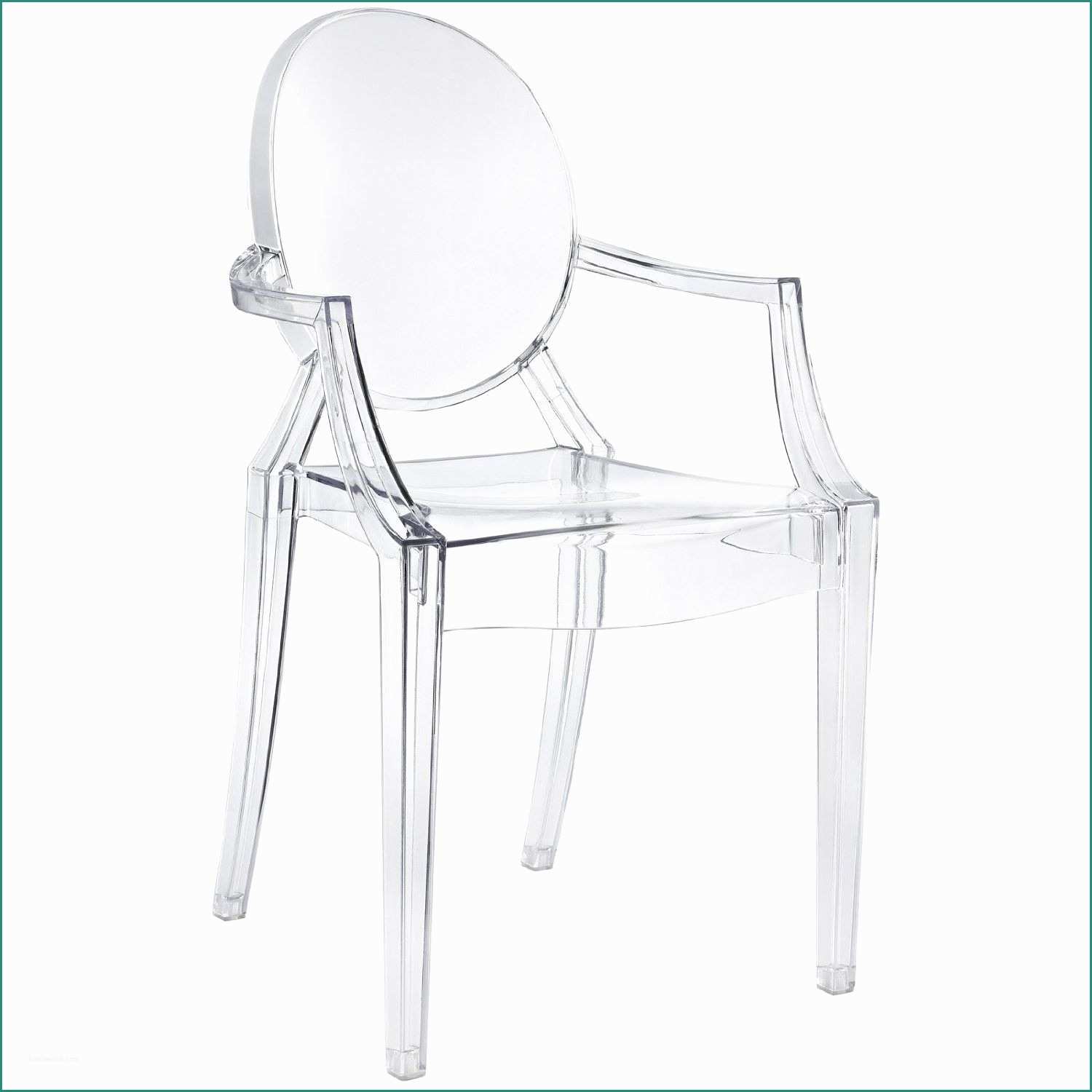 Kartell Victoria Ghost E Clear Acrylic Stacking Dining Chair Modern Ghost Style