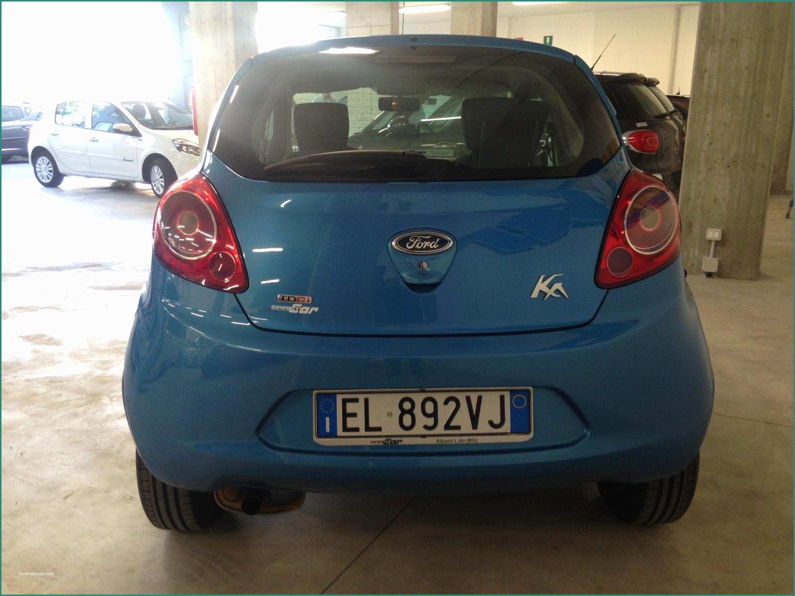 Kia Picanto Bagagliaio E ford Ka