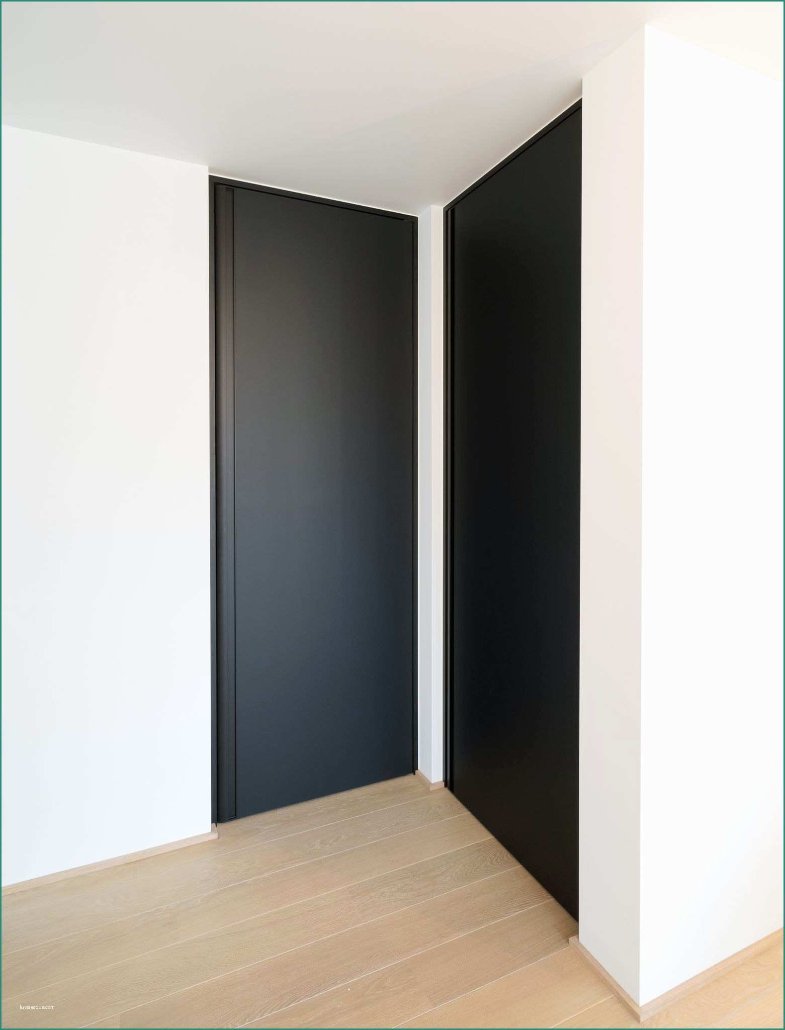 Kit Porte Scorrevoli Esterno Muro Prezzi E Black Interior Door From Floor to Ceiling with Minimalist Door Frame