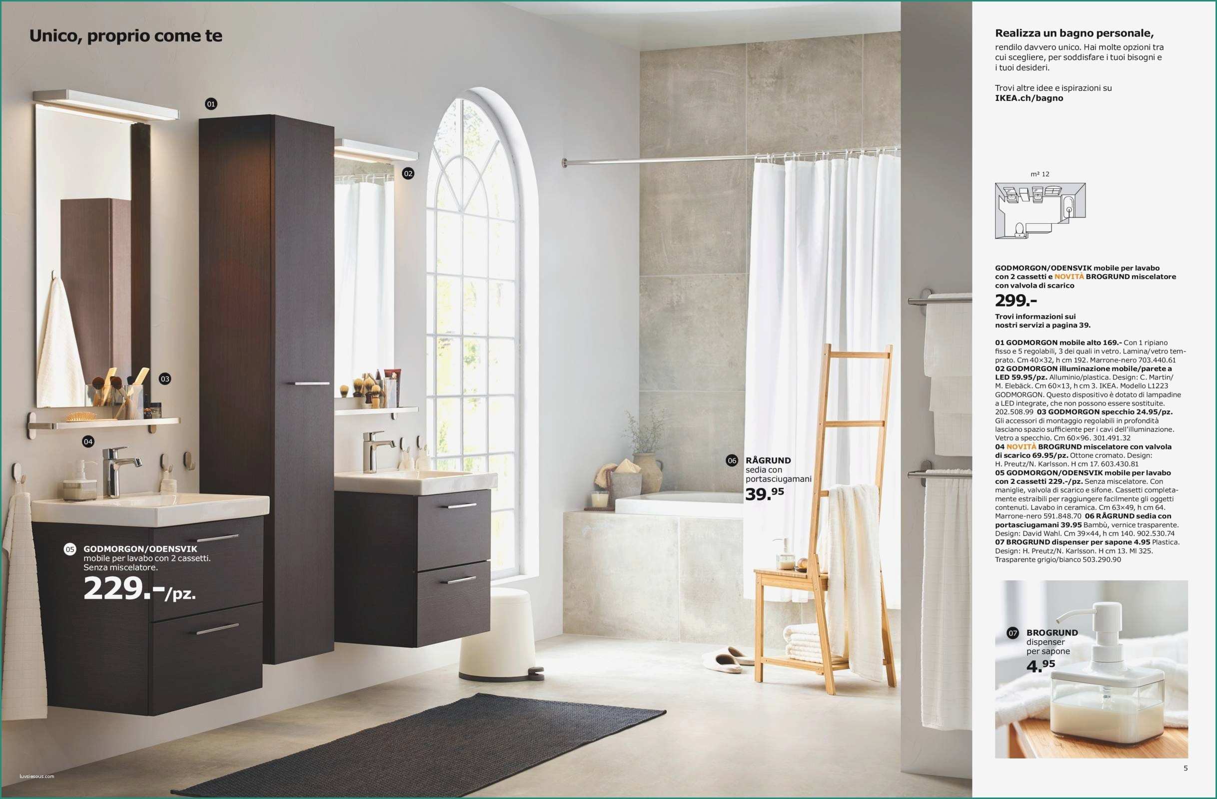 Lavabo Con Mobile Bagno E Elegante Ikea Accessori Bagno Casa Design Idee Su Arredamento